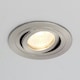 image 3 of BHS Fion Circular IP65 Tiltable Downlight | Silver | Satin Chrome | 1