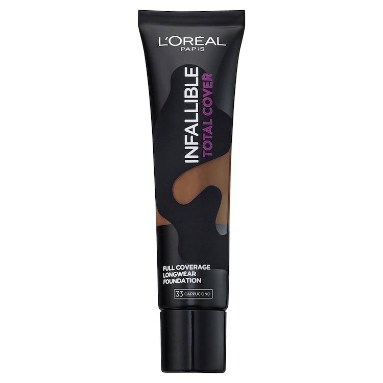 Loreal Paris Infallible Total Cover Full Coverage Longwear Foundation - Cappuccino Brown