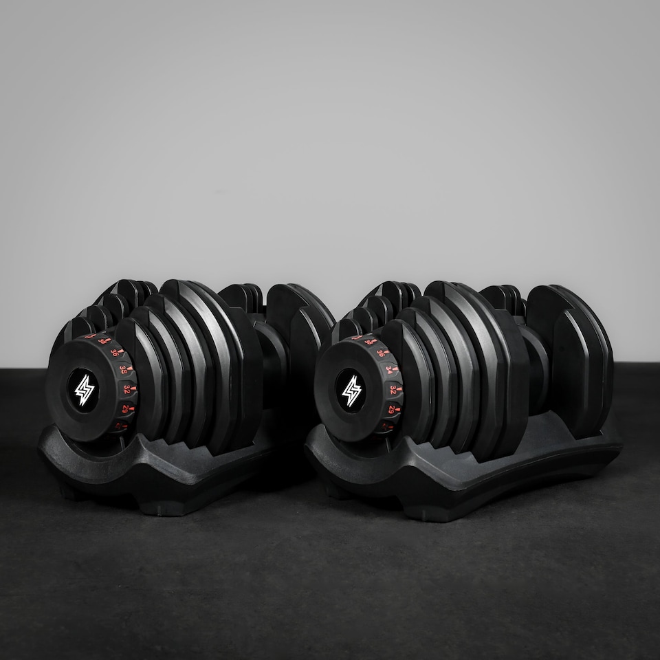 image 1 of GYM SETS 40kg Adjustable Dumbbell | Single + SS Bench