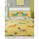 image 1 of Rapport Dolly Dachshund Duvet Cover Set - Yellow/Grey - Single Yellow | Single