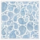 image 1 of Blue and white bo ho world (Picture Frame) White | M