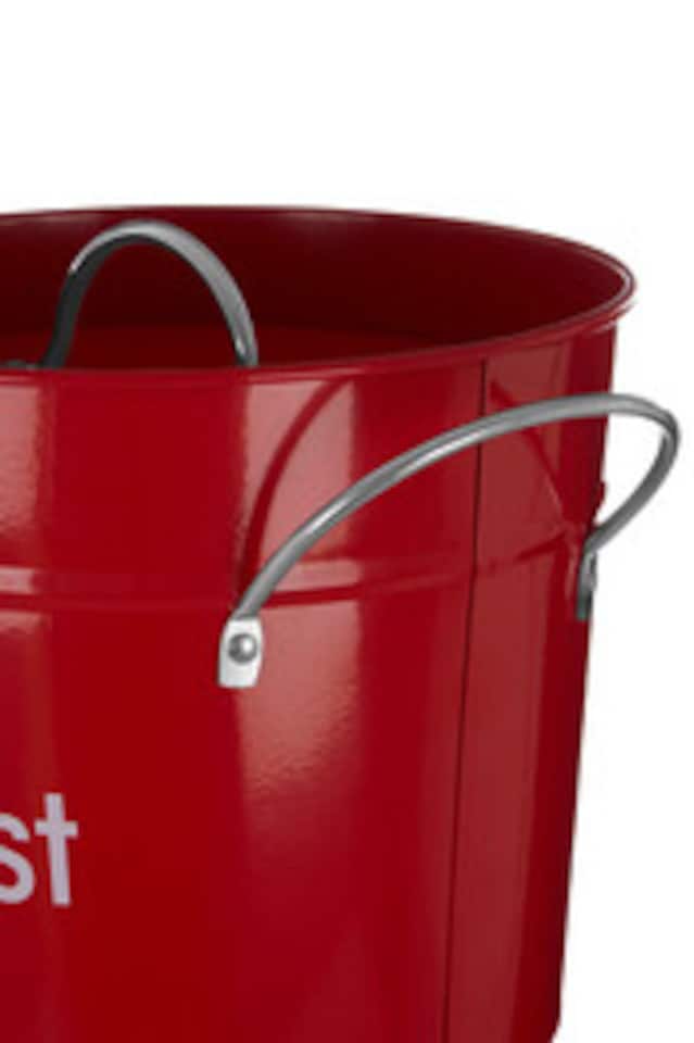 image 1 of Red Compost Bin