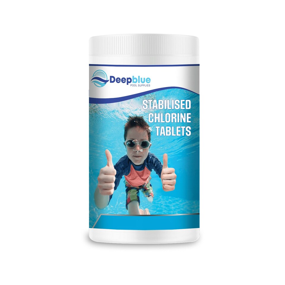 image 1 of Deep Blue Professional - 200g STABILISED Chlorine Tablets 1kg SLOW RELEASE