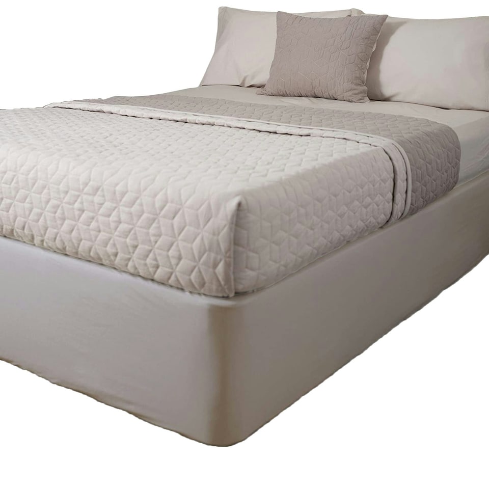 image 1 of Belledorm Jersey Base Wrap - Linen - Superking