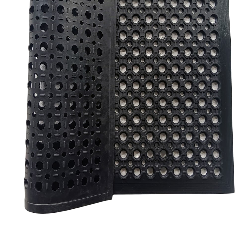 image 1 of Hometex All Weather Outdoor Entrance Mat - 60 x 90cm. Black