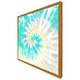 image 4 of Tie dye pattern shibori print (Picture Frame) Black | XL