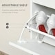 image 5 of HOMCOM Tipping Shoe Cabinet Hall Organizer with Flip Drawers for Entry 16 Pairs
