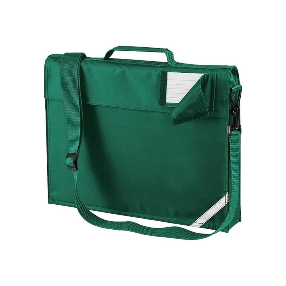 image 1 of Quadra Childrens/Kids Adjustable Strap Book Bag - Bottle - One Size Green