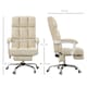 image 3 of Vinsetto Massage Office Chair with Footrest and Heat, Beige