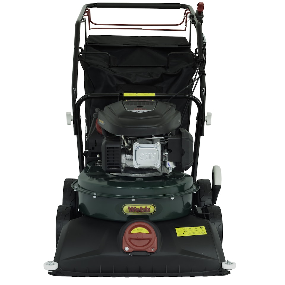 image 1 of Webb 196cc Petrol Walk Behind Garden Vacuum, Loncin V200 Engine, 150L Collector