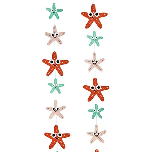 Club Green Hanging Starfish Card Hanging Decoration 4m