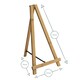 image 3 of Argon Tableware Wooden Table Easel & Photo Frame Set Multi