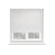 image 1 of 140cm White Temporary Self Adhesive Dimout Pleated Window Blind 200cm Drop White | White