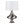 Nickel, BHS Caen Table Lamp, Nickel Grey | Nickel