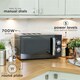 image 2 of Russell Hobbs RHM1731B Black Microwave 17L 700W with Defrost & 5 Power Levels