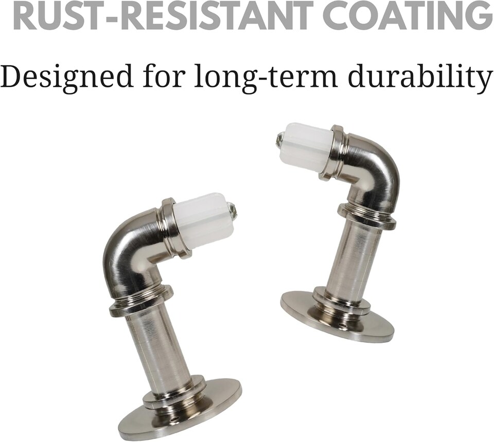 image 1 of Lister Cartwright 25mm Polished Steel Industrial Pipe Extendable Curtain Pole Heavy Duty Metal Curtain Rod with Rings(120-320 cm)