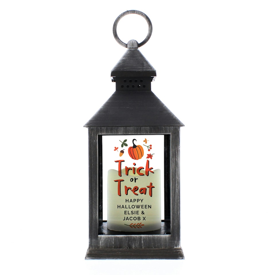 image 1 of Personalised Trick or Treat Lantern