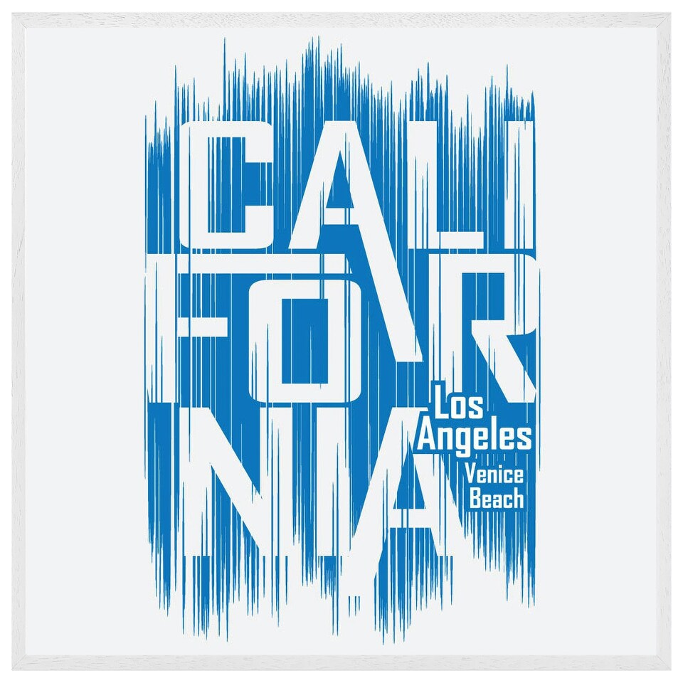image 1 of California venice beach (Picutre Frame) White | M
