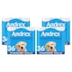 image 1 of Andrex Toilet Rolls Classic Clean Fragrance-Free 2 Ply Toilet Paper, 36 Rolls | White | 4 Pack | 4
