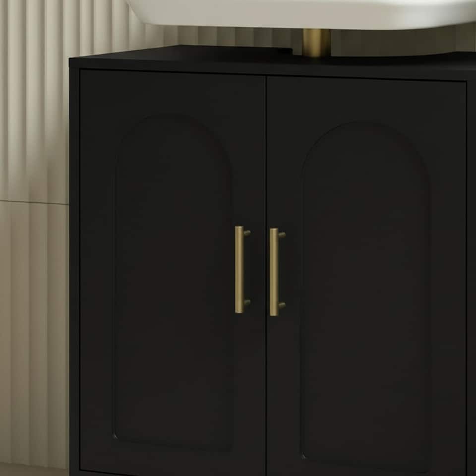 image 1 of OHS Arch Undersink Bathroom Cabinet MDF Under Basin Storage