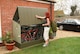 image 8 of Trimetals Bike Storage Shed - Fits up to 3 Adult Bikes | Cream