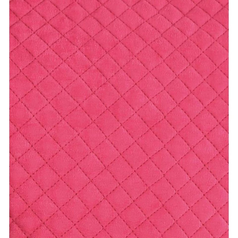 image 1 of Performance Suede Horse Numnah - Raspberry - 17in - 18in