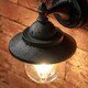 image 3 of CGC RYDER Matt Black Fisherman Lantern Wall Light Black