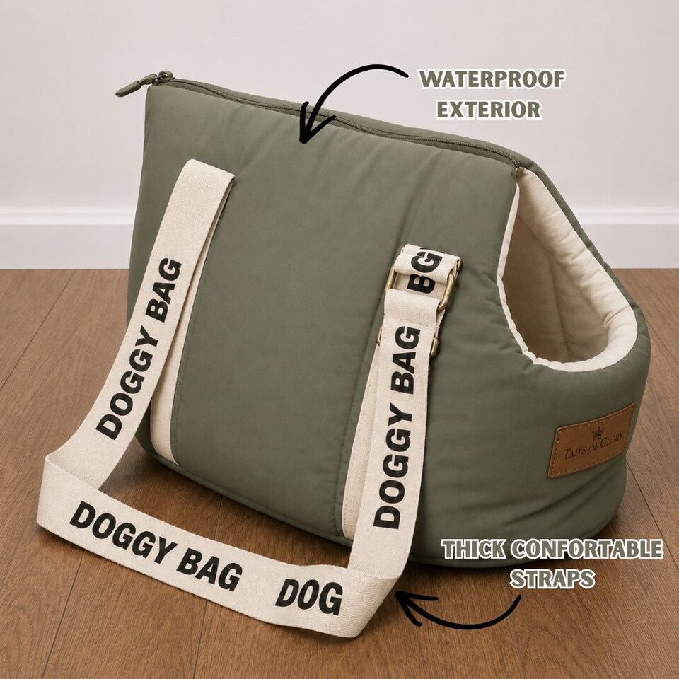 image 1 of Tails of Glory Cocoon Bag Green Large