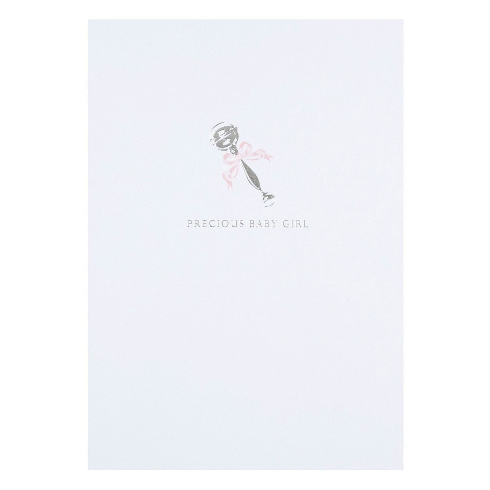 image 1 of Birth Of Girl Card 'Congratulations'