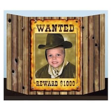 Western Wanted Poster Photo Prop - 64cm