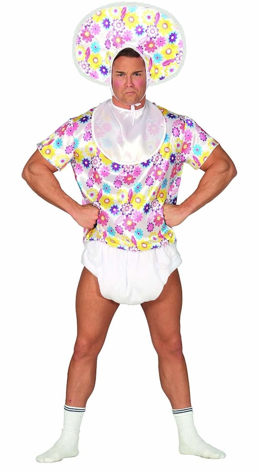 image 1 of Fancy Dress Adult Baby Adult Costume - L