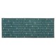 image 1 of JVL Savio Machine Washable Doormat, 57x150cm - Teal