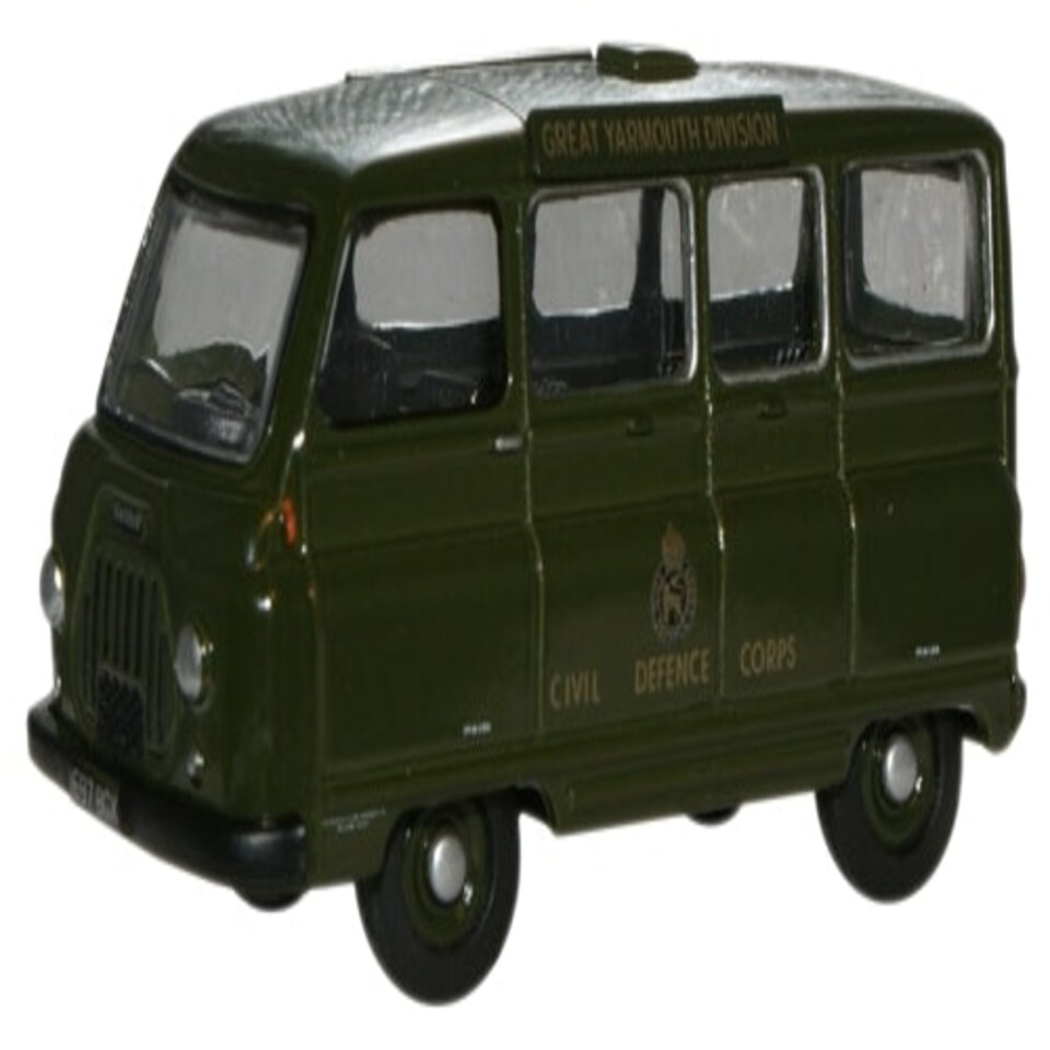 Oxford Diecast Morris J2 Minibus Civil Defence