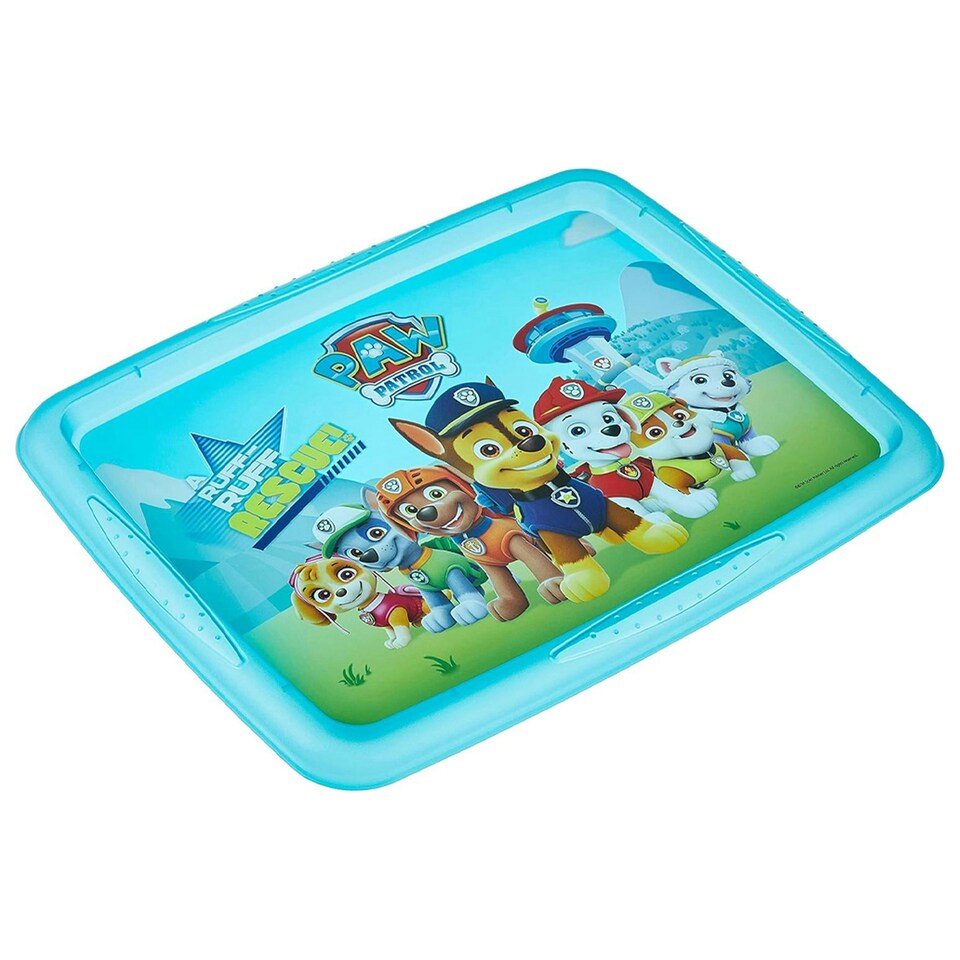 image 1 of Keeeper Paw Patrol Turn Around Stackable Box with Lid 30 Litre Blue Transparent
