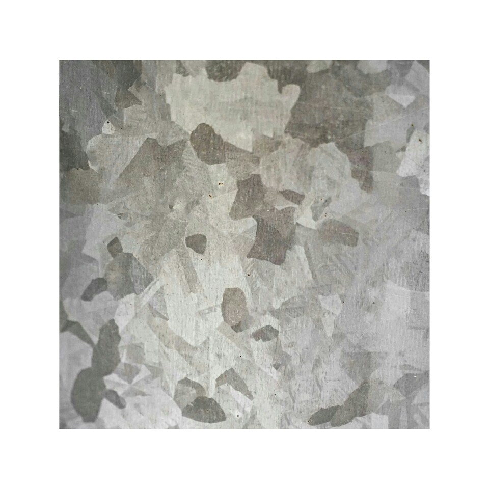 image 1 of Indoor Christmas Tree Bucket with Star in Galvanised Steel
