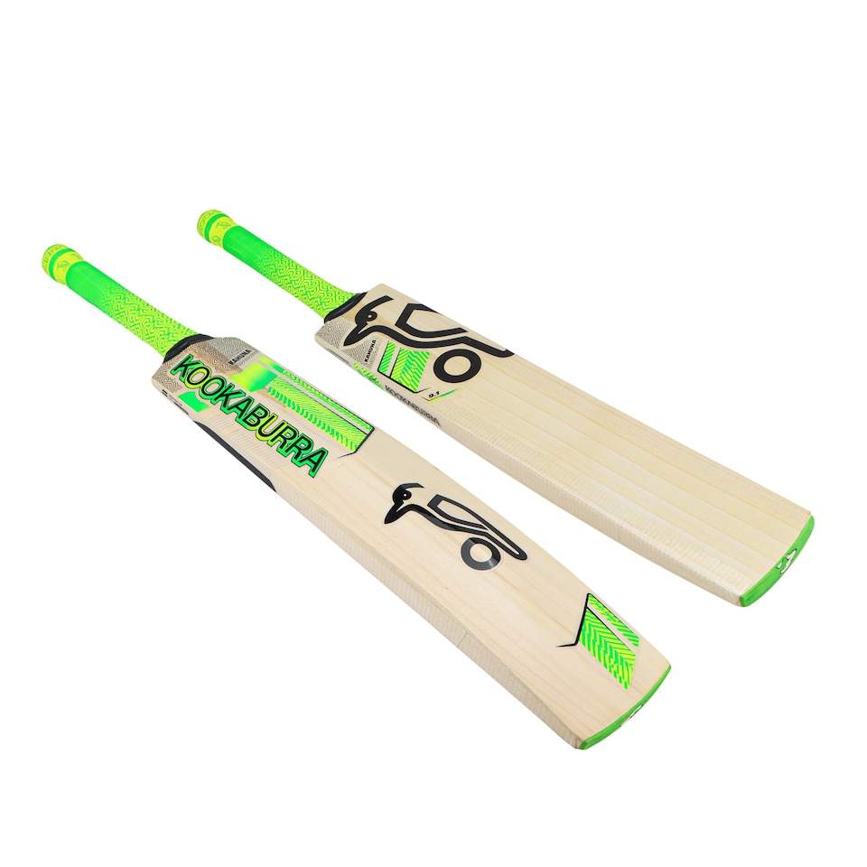 image 1 of Kookaburra Kahuna 9.1 Junior Cricket Bat - Size H, Harrow, Lime