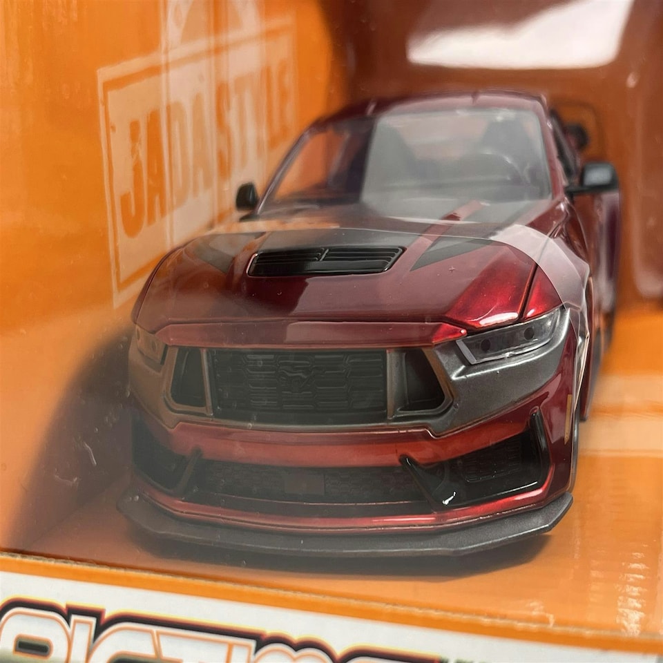 image 1 of Ford Mustang Dark Horse 2024 Red Big Time Muscle 1:24 Scale Jada 35277