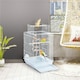 image 2 of Yaheetech 58 cm Tall Open Top Travel Bird Cage Black