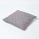 image 3 of Homescapes Grey Diamond Cable Knit Cushion Cover - 45 x 45 cm | Grey | Grey | 1