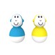 image 1 of Matchstick Monkey Bathtime Wobblers Blue & Yellow