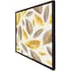 image 1 of Botanical gold and purple leaf (Picture Frame) Brown | S