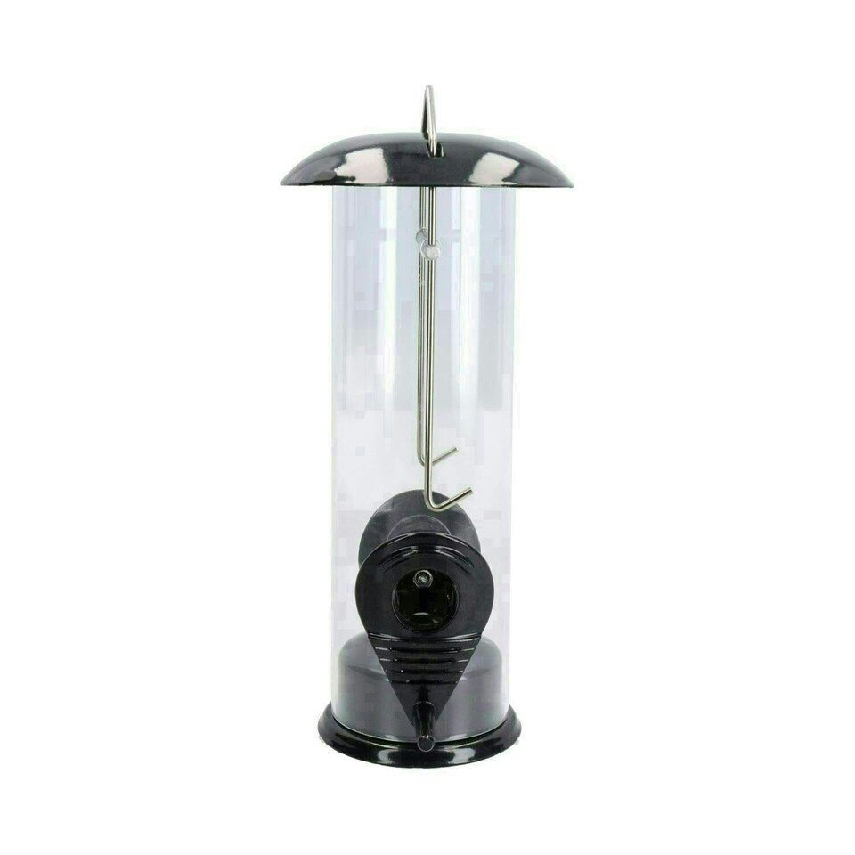 image 1 of 2PK Small Deluxe Bird Feeder Seed Holder Hanging Feeding Station For Wild Birds