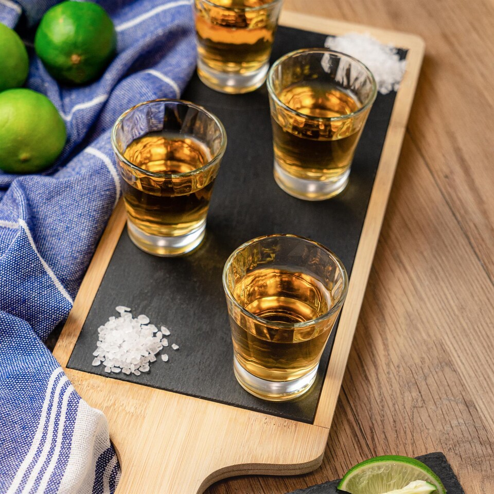 image 1 of Bormioli Rocco Diamond Shot Glasses - 80ml - Pack of 6 | Clear | Clear