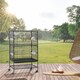 image 2 of Yaheetech 132 cm Tall Large Parrot Cage Rolling Metal Bird Cage Black