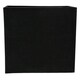 image 1 of Contemporary and Stylish Jet Black Linen Fabric Rectangular Lamp Shade | Black