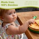 image 4 of Tiny Dining Children's Bamboo Suction Monkey Plate - Yellow
