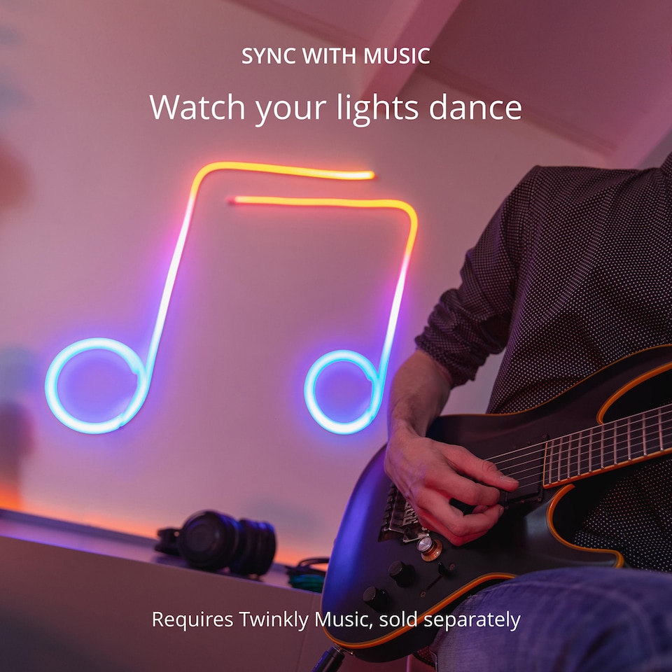 image 1 of Twinkly Flex Cable 2m White Wire Plug Type C