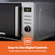 image 5 of GEEPAS 23L Digital Microwave Oven 800W, 5 Power Levels Silver