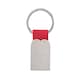image 2 of MidOcean Bonheur Heart Metal Keyring - Red - 0.6cm x 5.5cm x 2.5cm