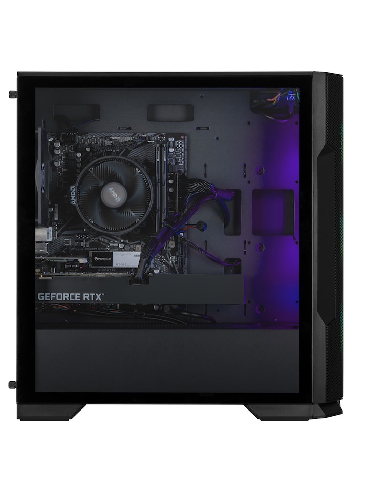 image 1 of PCSpecialist PRISM Gaming PC - Ryzen 5 5500 Nvidia RTX 3050 16GB RAM 1TB M.2 SSD Windows 11 Home